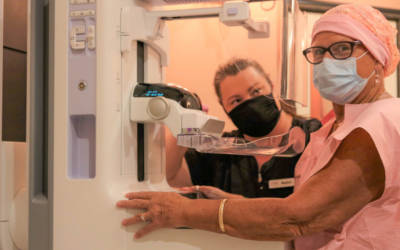 Receiving Mammogram