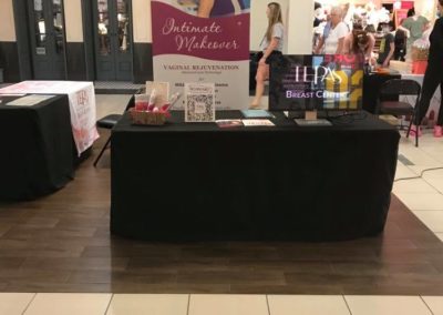 Tepas Breast Center booth at Space Coast Women's Day